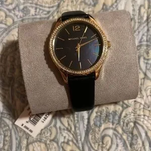 Michael Kors | Accessories | Mk Watch Black New With Tag  display picture 3